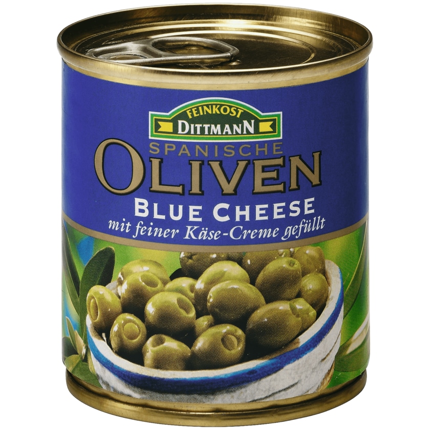 Feinkost Dittmann Spanische Oliven mit Blue Cheese 85g